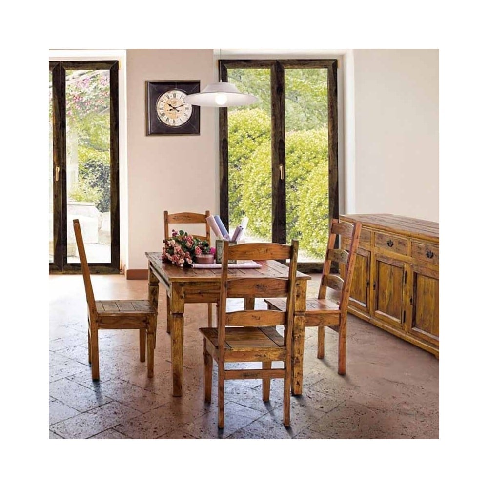 Ξύλινη καρέκλα Chateaux για ρουστίκ περιβάλλοντα από την Bizzotto | kasa-store