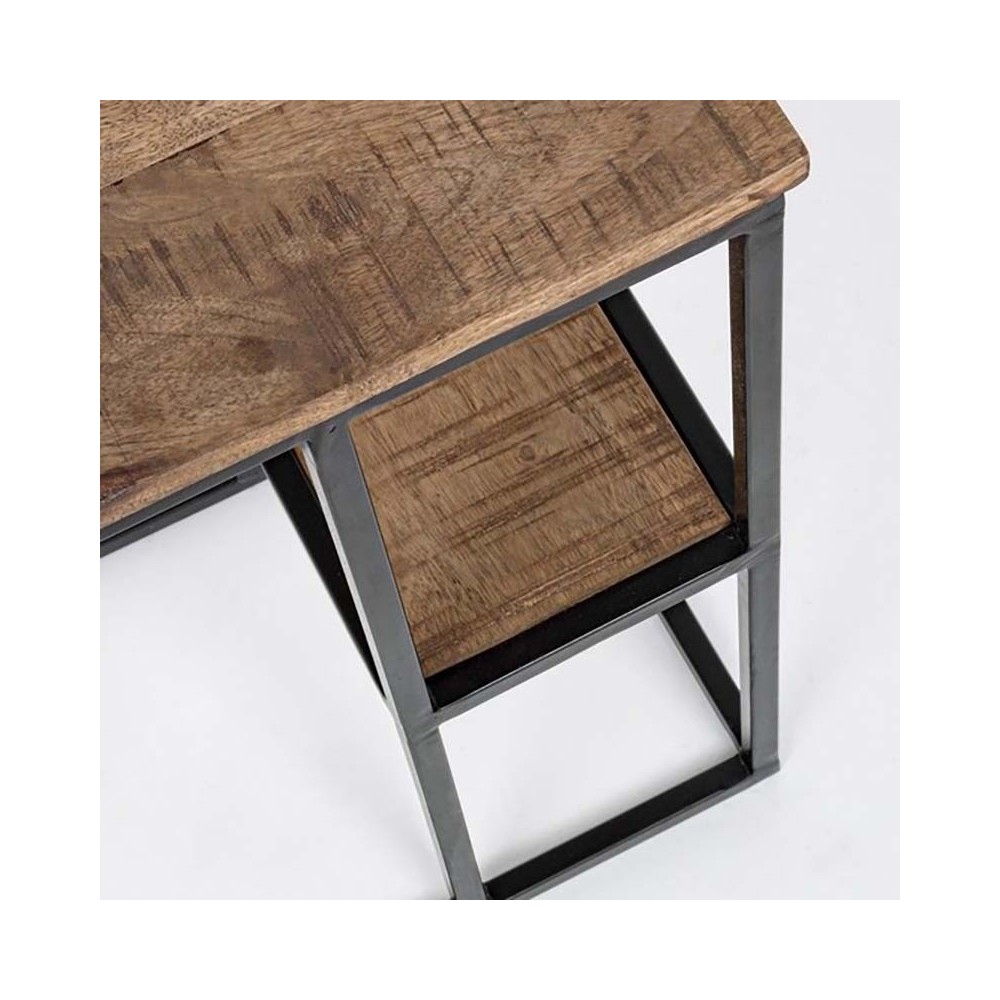 Walton industrial style coffee table by Bizzotto | kasa-store