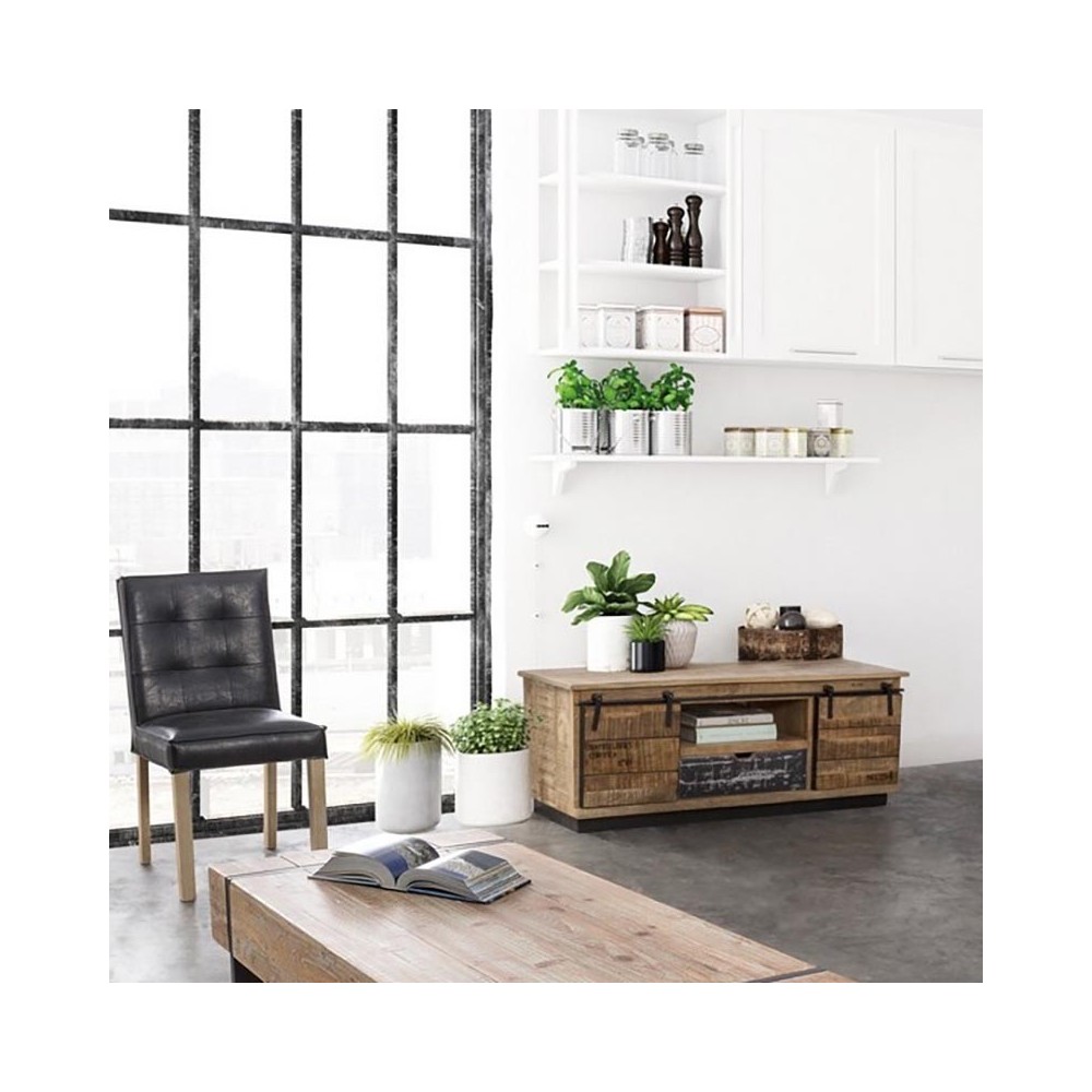 Tudor TV-Möbel von Bizzotto Industrial Style | kasa-store