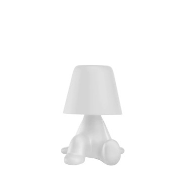 Qeeboo Sweet Brother Table lamp available in various colors and postures