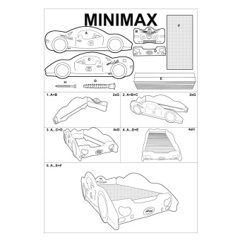 plastiko Mini Max bed instructies