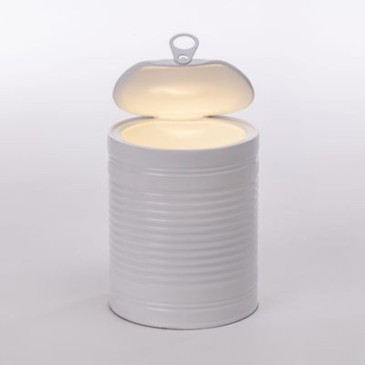 Seletti Tomato Glow Tischlampe aus Kunstharz, entworfen von Zambelli