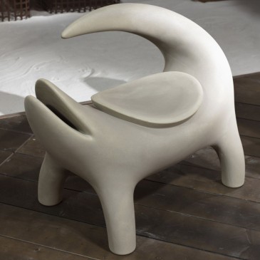 Slide Kroko armchair in polyethylene | Kasa-Store