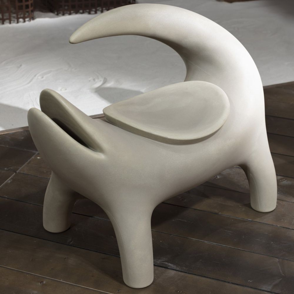 Slide Kroko fauteuil in polyethyleen | Kasa-winkel