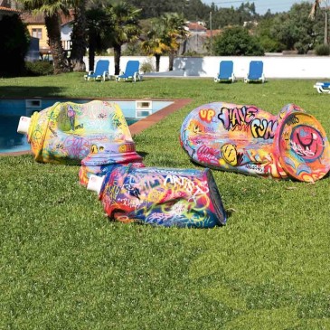Juliarte street art sofabord eksplosion af farver | kasa-store