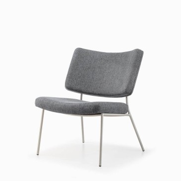 Briolina Lounge Althea Metal frame chair available in different finishes