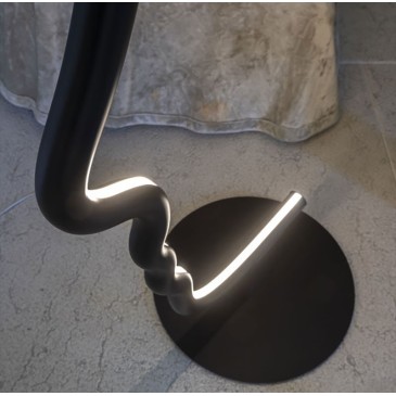 Mogg Vis a Vis the floor lamp in solid wood | kasa-store
