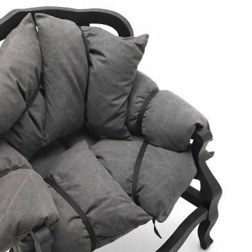 Mogg 7pillows the iconic armchair with tied cushions | kasa-store