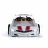 Anka Plastic children's car bed in the shape of a sports car with led headlights