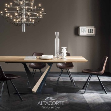Altacorte Wally ensemble de 2 chaises ecoliving design fort pour les environnements de style industriel