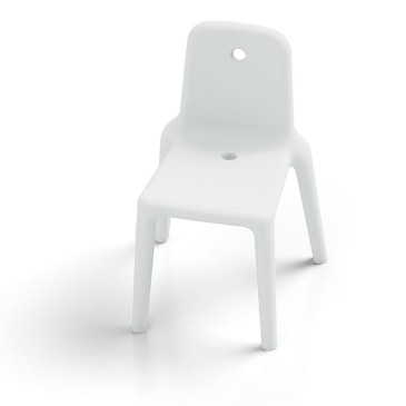 Lyxo - Mellow - sedia impilabile bianco
