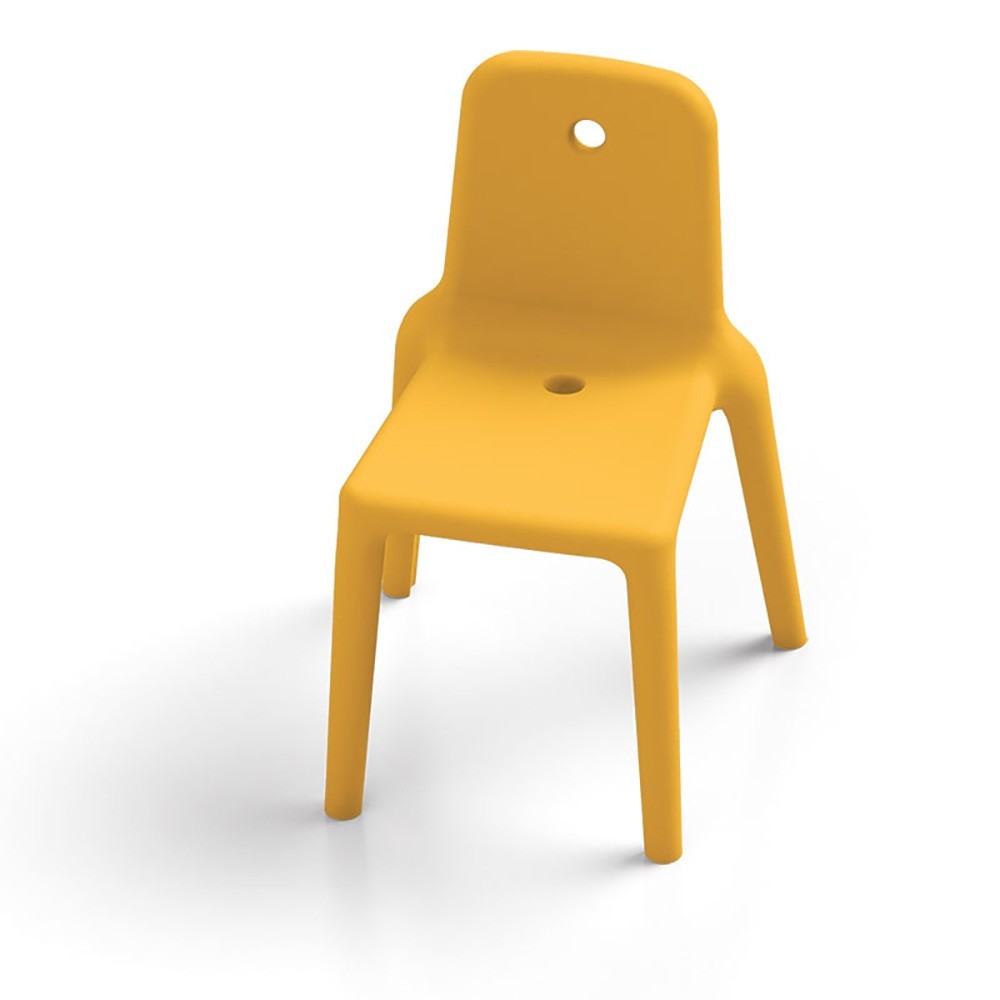 Lyxo - Mellow - sedia impilabile giallo