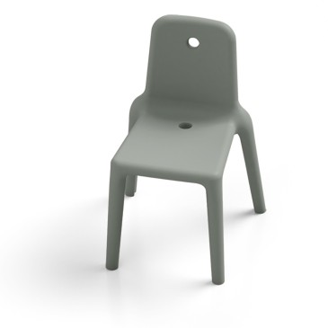 Lyxo Mellow Set aus 2 Stühlen aus Polyethylen, geeignet für den Innen- und Außenbereich