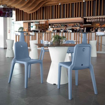 Στοιβαζόμενη καρέκλα Lyxo Mellow για εσωτερικούς και εξωτερικούς χώρους | kasa-store