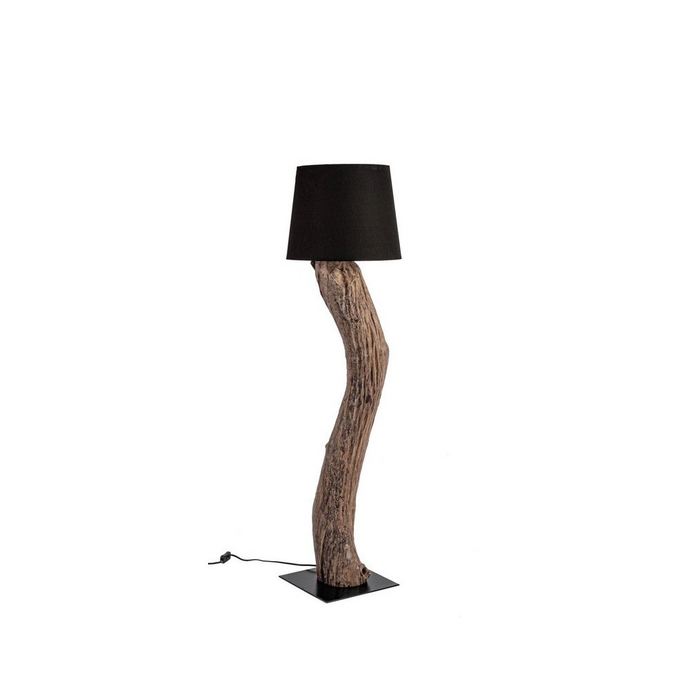 Kleta Stehlampe von Bizzotto aus recyceltem Holz | kasa-store