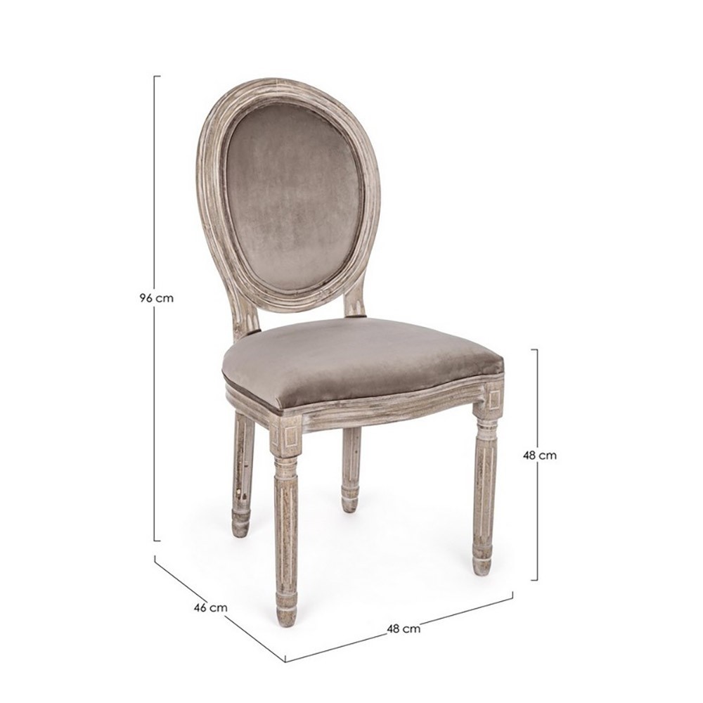 Bizzotto Mathilde Chair suitable for elegant salons | kasa-store