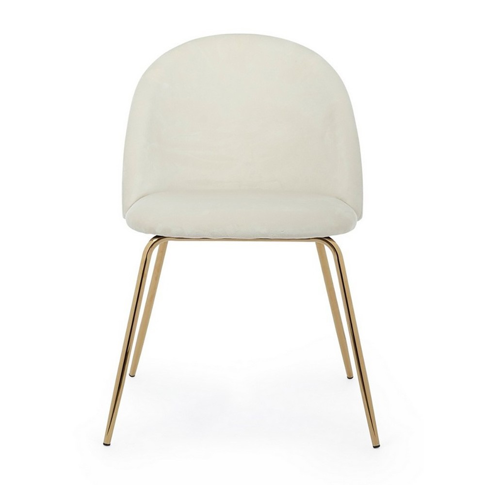 Bizzotto Tanya Gestoffeerde stoel met stalen frame | kasa-store