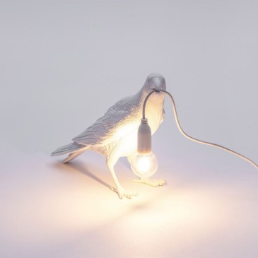 Seletti Bird Lamp Waiting resin bordlampe | Kasa-Store