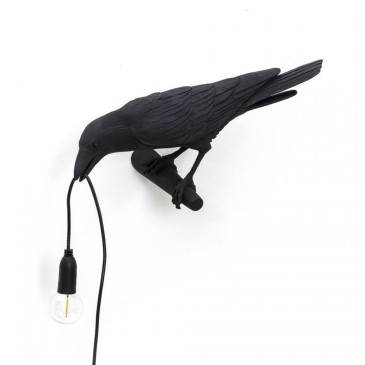 Seletti Bird Looking Left krähenförmige Lampe | Kasa-Laden