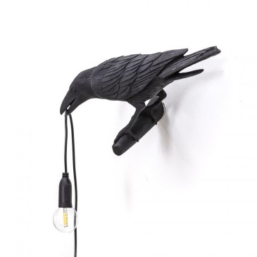 Seletti Bird Looking Left crow shaped lamp | Kasa-Store