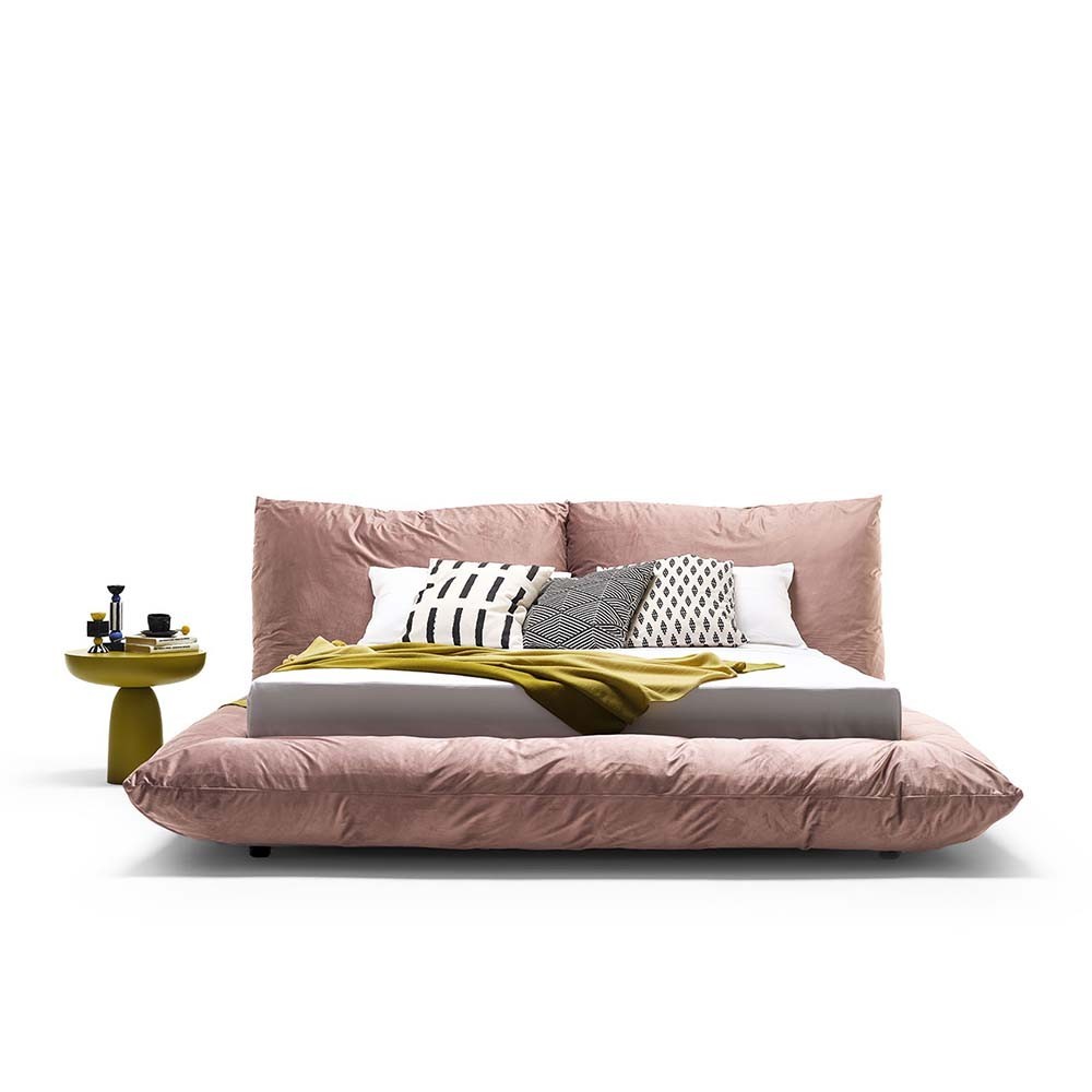 Mogg Alba cama doble con carcasa tapizada | kasa-store