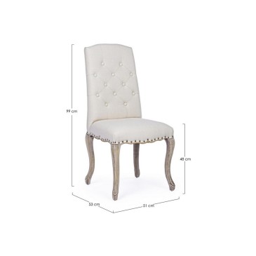 Diva der Vintage-Stuhl von Bizzotto | kasa-store