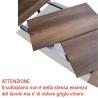 Mesa extensible grande Volantis Evolution hasta 440 cm en metal y madera, disponible en diferentes tamaños y acabados
