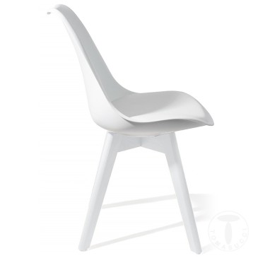 Tomasucci Kiki Evo Wood eco-leather chair | kasa-store
