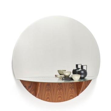 Mogg Brame design spiegel met zakleger plank | kasa-store