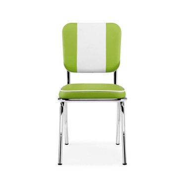 Freixotel Detroit Σετ 2 Καρέκλες με επένδυση και πλάτη και χαλύβδινη κατασκευή
