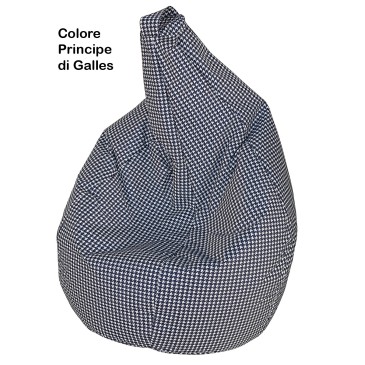 Fauteuils Pouf Sacchi en 8 couleurs différentes 100% polyester avec sphères en polyéthylène