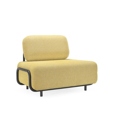Vatican sofa by Freixotel painted metal structure covered in polyester