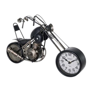 Motorcycle-shaped table clock by Bizzotto | kasa-store