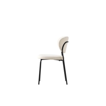 Cozy chair by Connubia steel frame