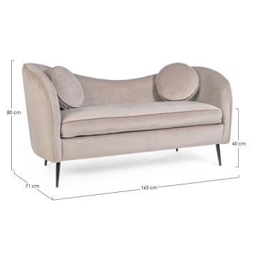 Bizzotton Candis kahden istuttava sohva soveltuu asumiseen | kasa-store