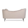 Candis sofa by Bizzotto with two seats upholstered in velvet-effect polyester