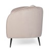 Candis sofa by Bizzotto with two seats upholstered in velvet-effect polyester