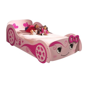 Autovormig bed voor ambitieuze prinsessenmeisjes | kasa-store
