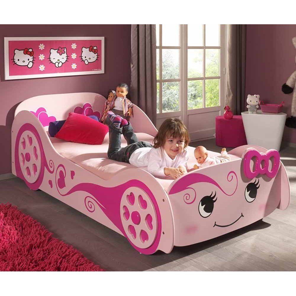 Bilformad säng för blivande prinsesstjejer | kasa-store