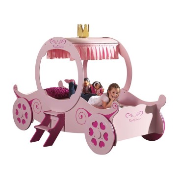 Vagnformad säng lämplig för flickor | kasa-store