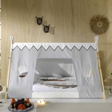 Tipì Indian tent-shaped bed for wild children | kasa-store