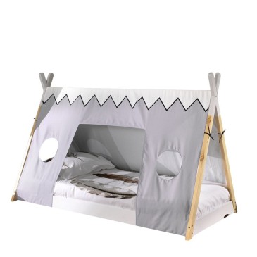 Lit en forme de tente indienne Tipì pour enfants sauvages | kasa-store