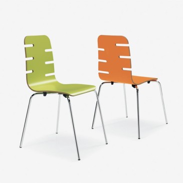Ensemble de 4 chaises Freixotel Almada disponible en deux finitions