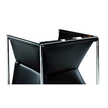 Jeanneret moderni nojatuoli, jossa eksentrinen muotoilu | kasa-store