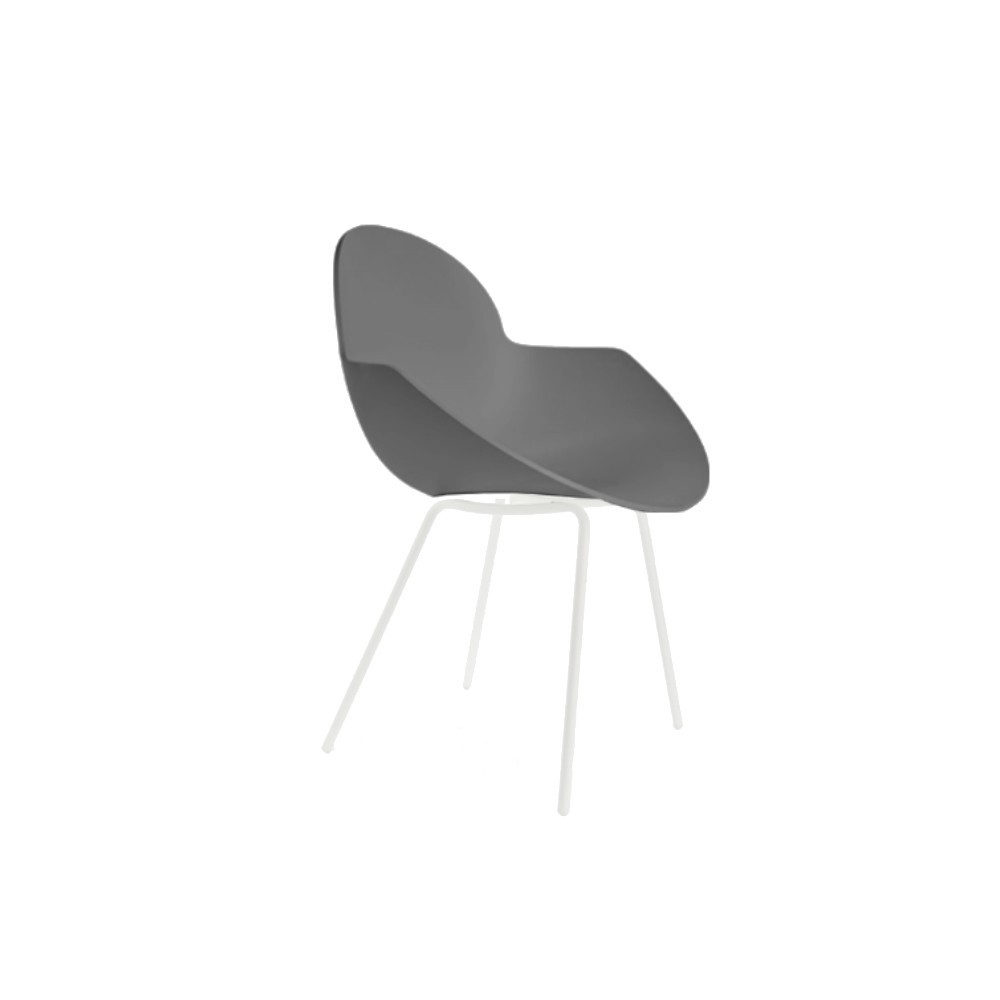 Altacorte cloe sedia struttura in ferro bianco