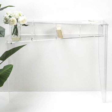 Chopin plexiglass console by Iplex elegant and simple
