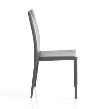 Στοιβαζόμενη καρέκλα από συνθετικό δέρμα Tomasucci Sara | kasa-store