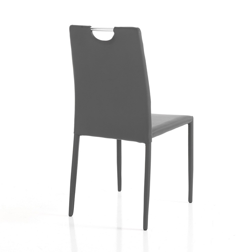 Cadeira empilhável de couro sintético Tomasucci Sara | kasa-store