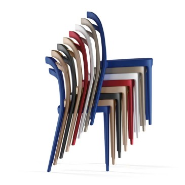 Alma Design Julie moderner und designter stapelbarer Stuhl | kasa-store