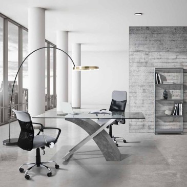 Pasadena office armchair made of non-removable fabric with gas lift